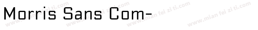 Morris Sans Com字体转换